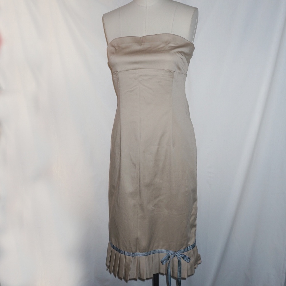 Ruth preppy strapless summer sheath dress 6